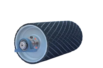 Konveyör Tamburları-Kauçuk Kaplama Tahrik Tamburu