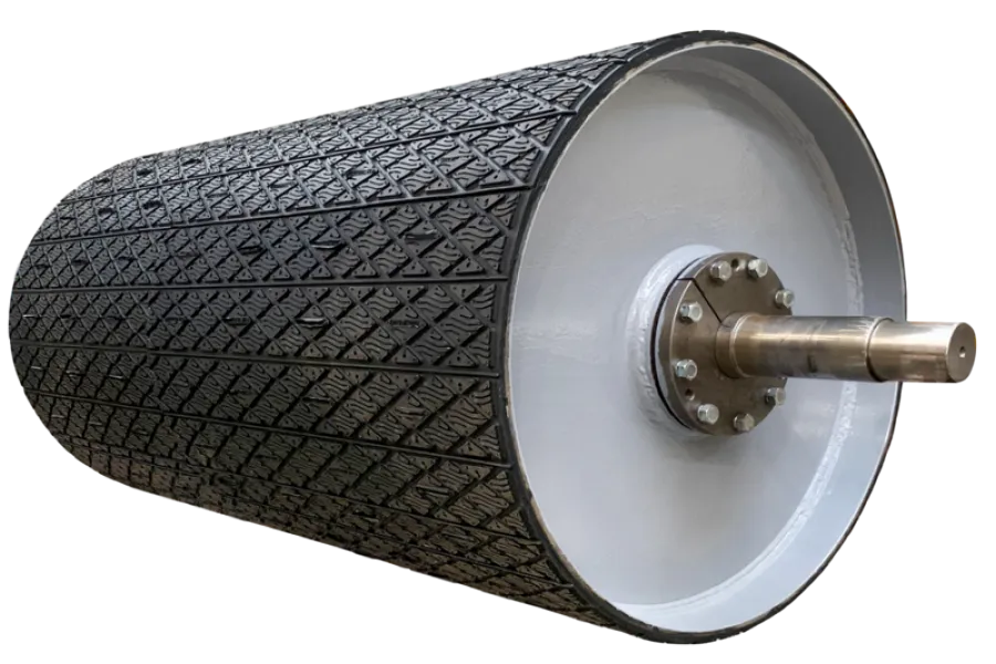 Conveyor Drum-Vulcanized Rubber Coated Conveyor Drum