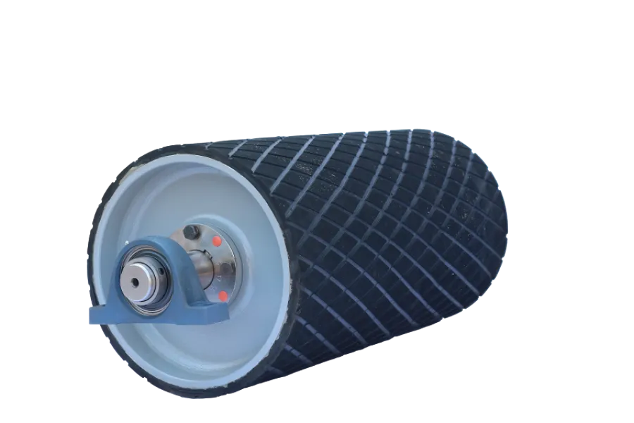 Konveyör Tamburları-Kauçuk Kaplama Tahrik Tamburu